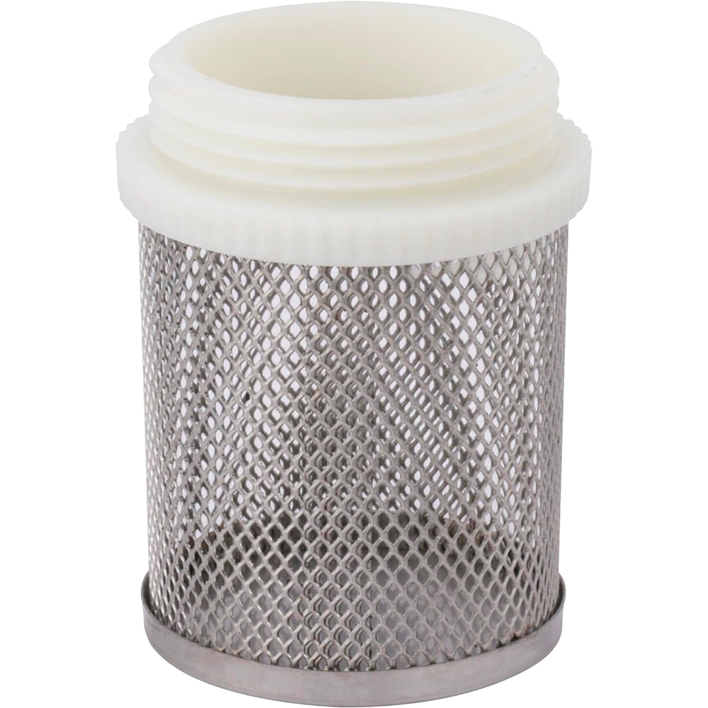 FILTRO IN ACCIAIO INOX CON RACCORDO MASCHIO IN NYLON PER VALVOLA DI RITEGNO - img 3