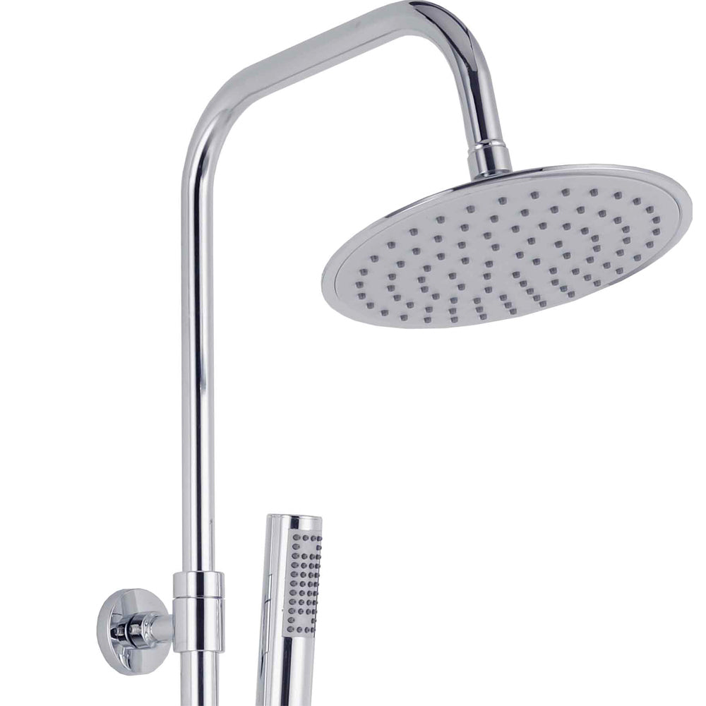 SET COLONNA DOCCIA MONOGETTO "FLORIDA" TONDA CON MISCELATORE TERMOSTATICO - img 3