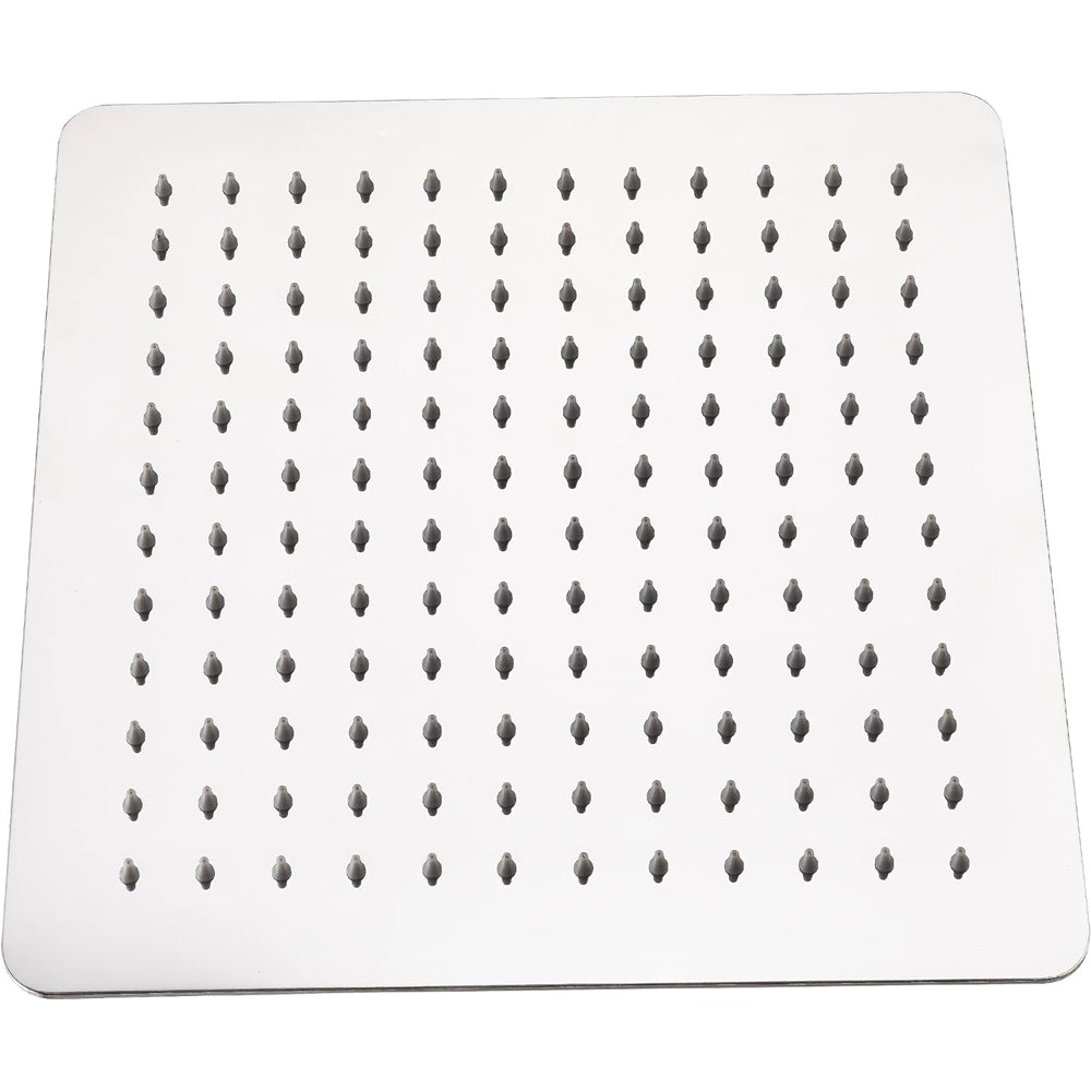 SOFFIONE DOCCIA "SLIM" H. 2 MM QUADRO IN ACCIAIO SUPER-MIRROR - img 4