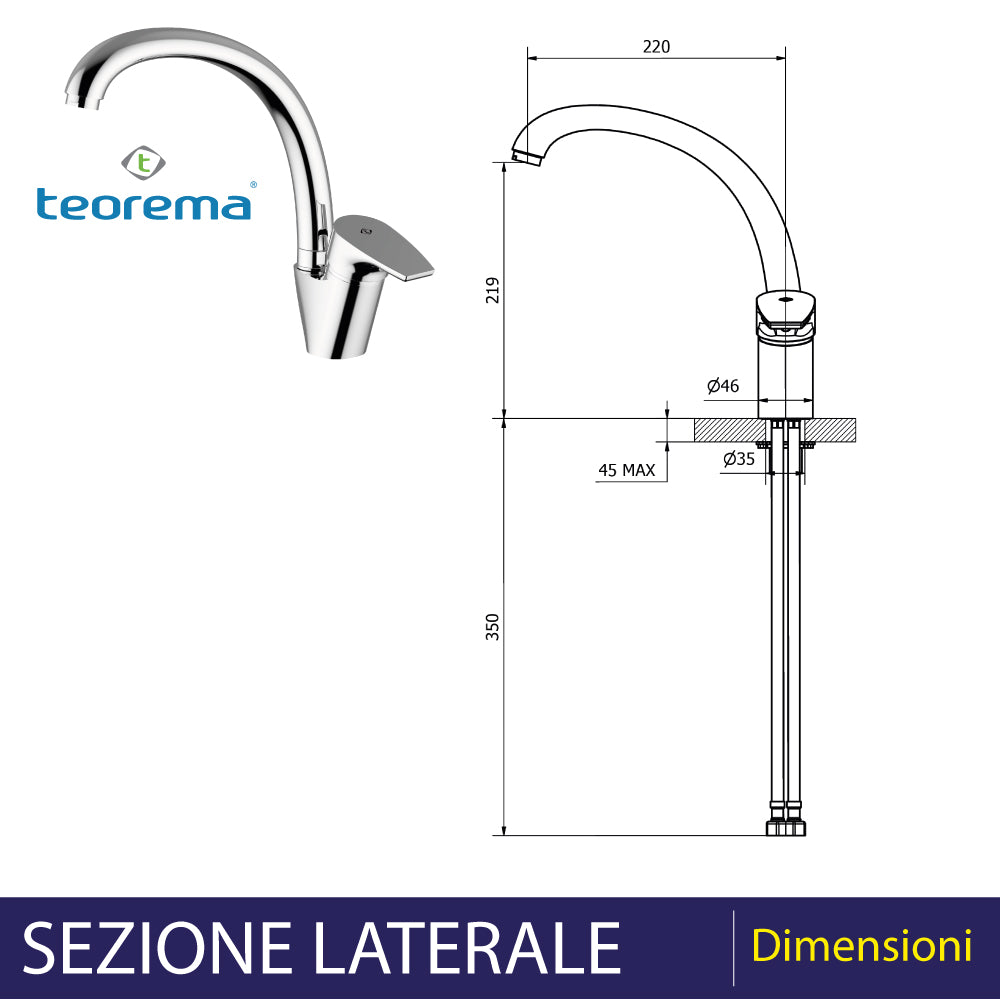 MISCELATORE LAVELLO BING A CANNA CONICA - img 4
