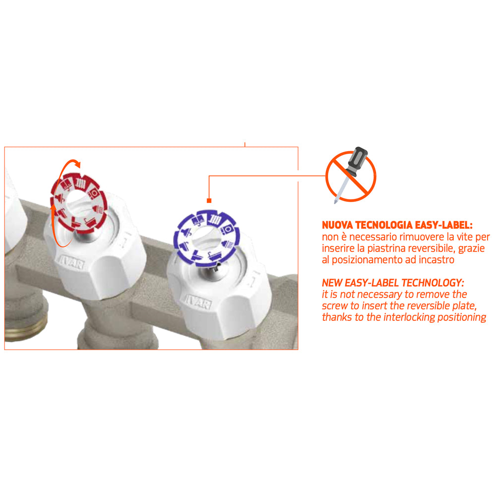 COLLETTORE LINEARE "EASY LOCK" CON RUBINETTI DI ARRESTO IVAR - img 5