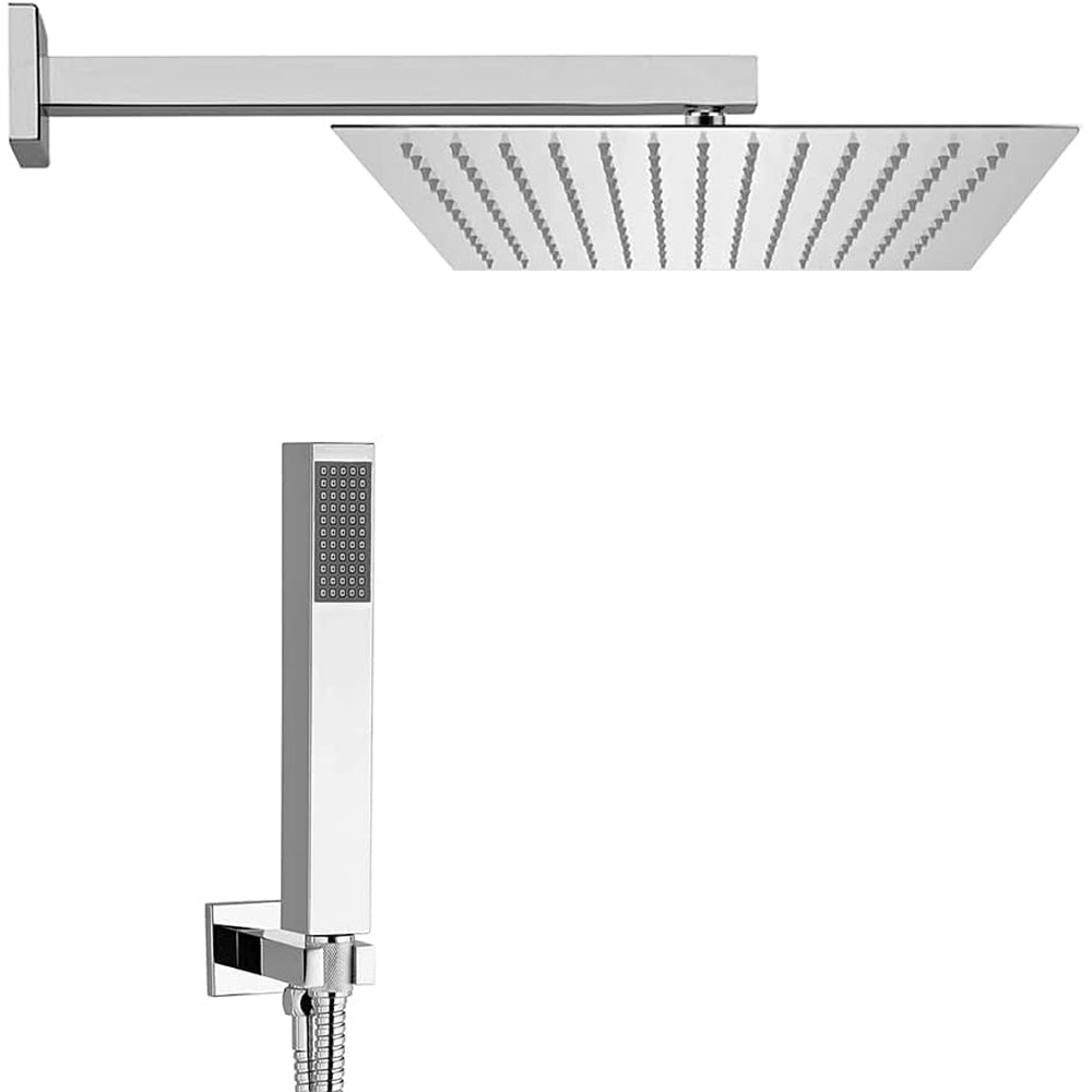 KIT DOCCIA "BIG QUADRO" CROMO - img 3