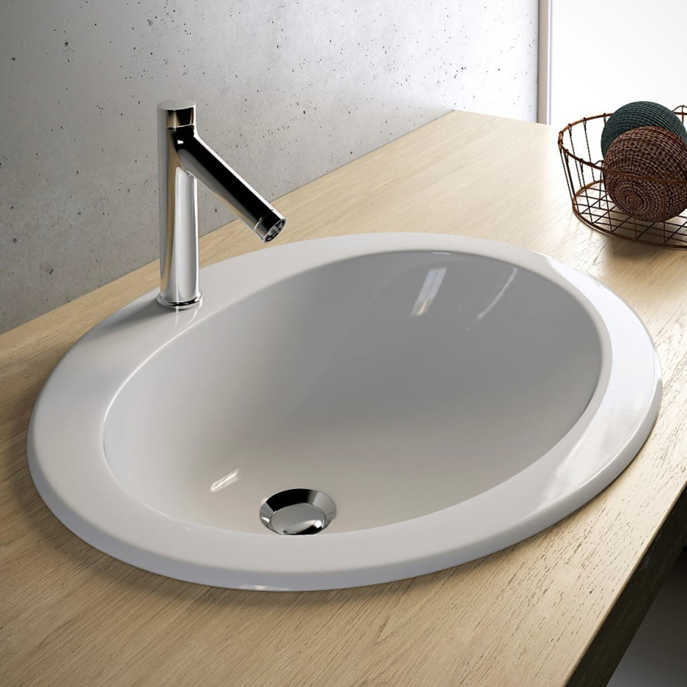 LAVABO DA INCASSO SOPRAPIANO "DECOR 62" CPR - img 5