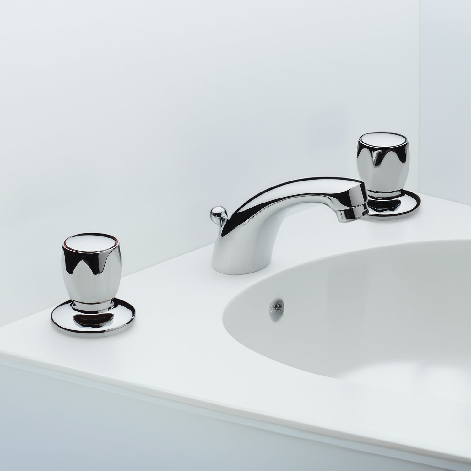 BATTERIA LAVABO TRADIZIONALE A TRE FORI - img 4