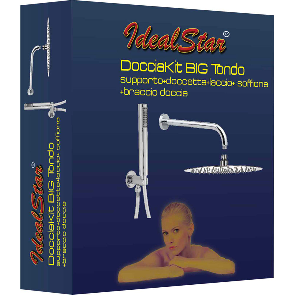KIT DOCCIA "BIG TONDO" CROMO - img 2