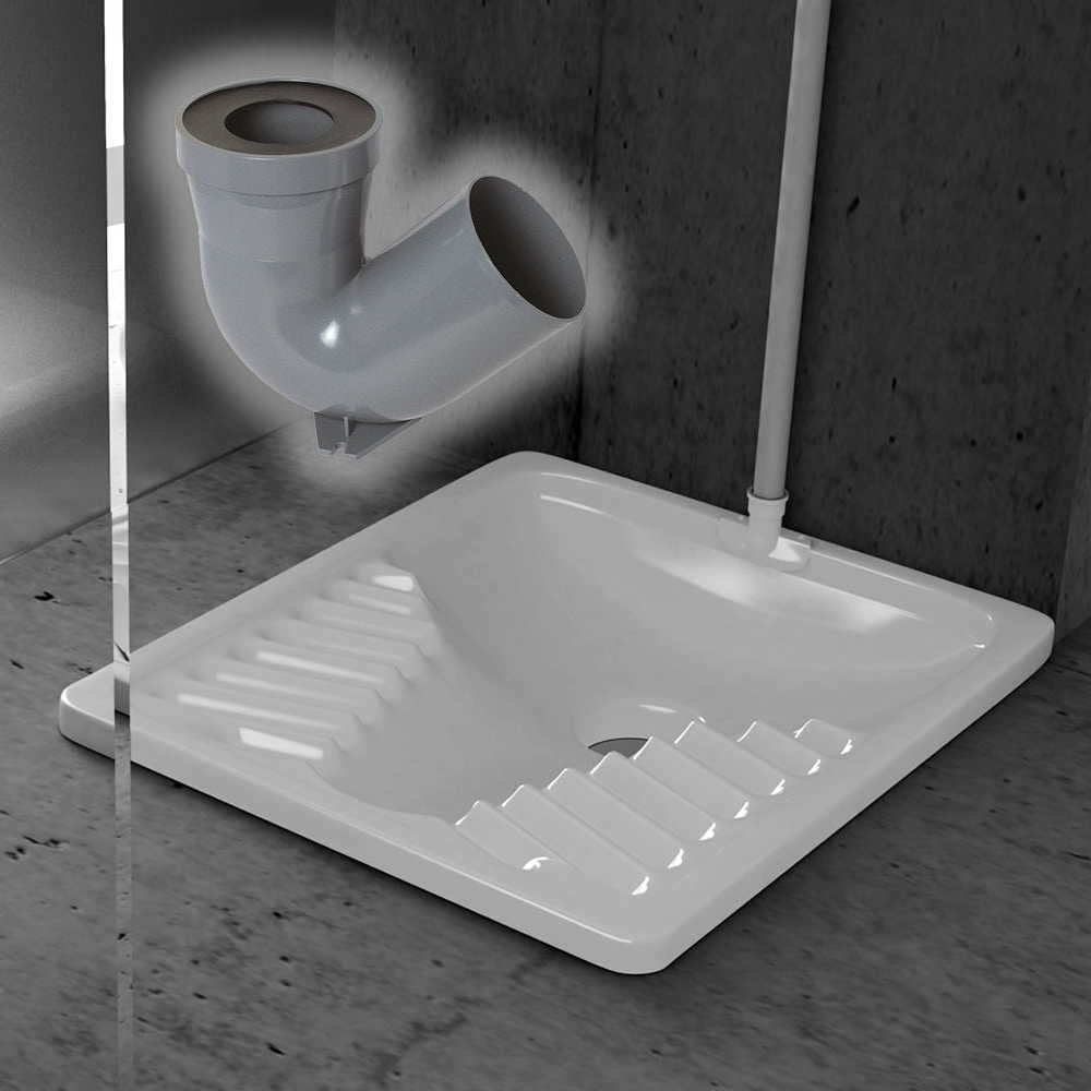SIFONE A INNESTO PER VASO ALLA TURCA "BAMPLAST" - img 3