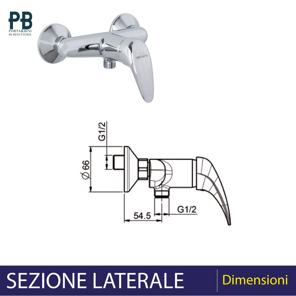 MISCELATORE DOCCIA ESTERNO "SERIE 18" - img 3