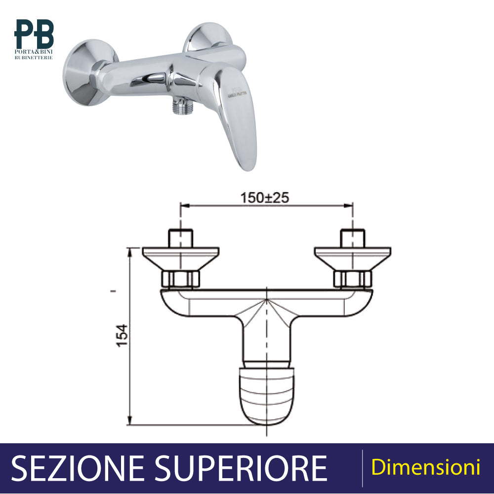 MISCELATORE DOCCIA ESTERNO "SERIE 18" - img 5