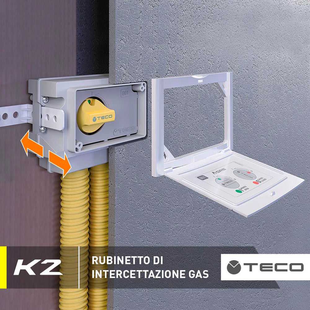 COLLETTORE GAS MULTI-INTERCETTAZIONE DUE VIE K 2.2 TECO - img 5
