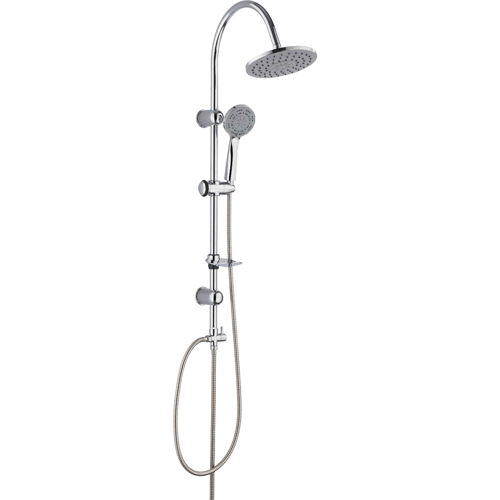SET COLONNA DOCCIA MONOGETTO "SMART TONDA" CROMO - img 2