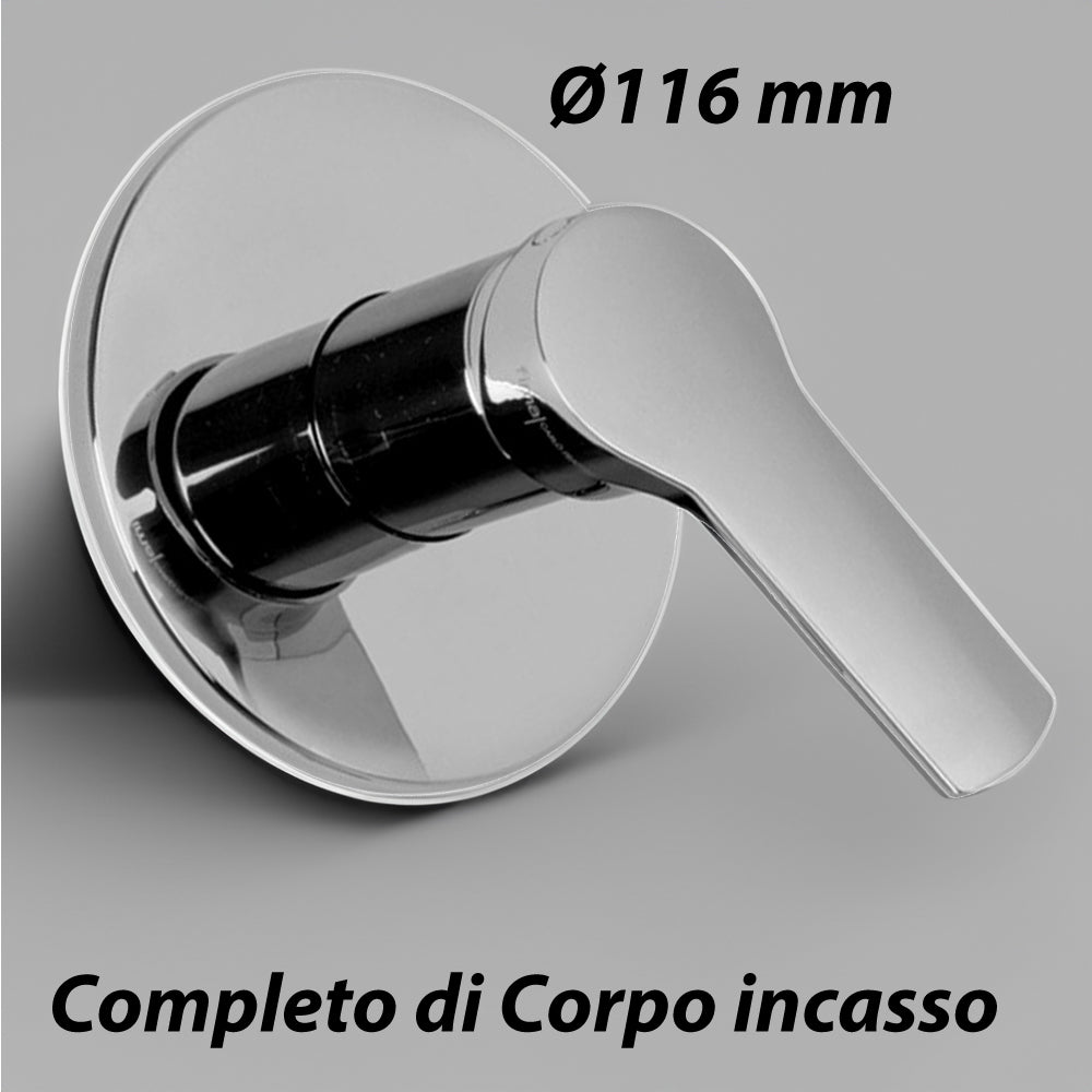 MISCELATORE DOCCIA INCASSO "SERIE 4" A LEVA CHIUSA - img 4