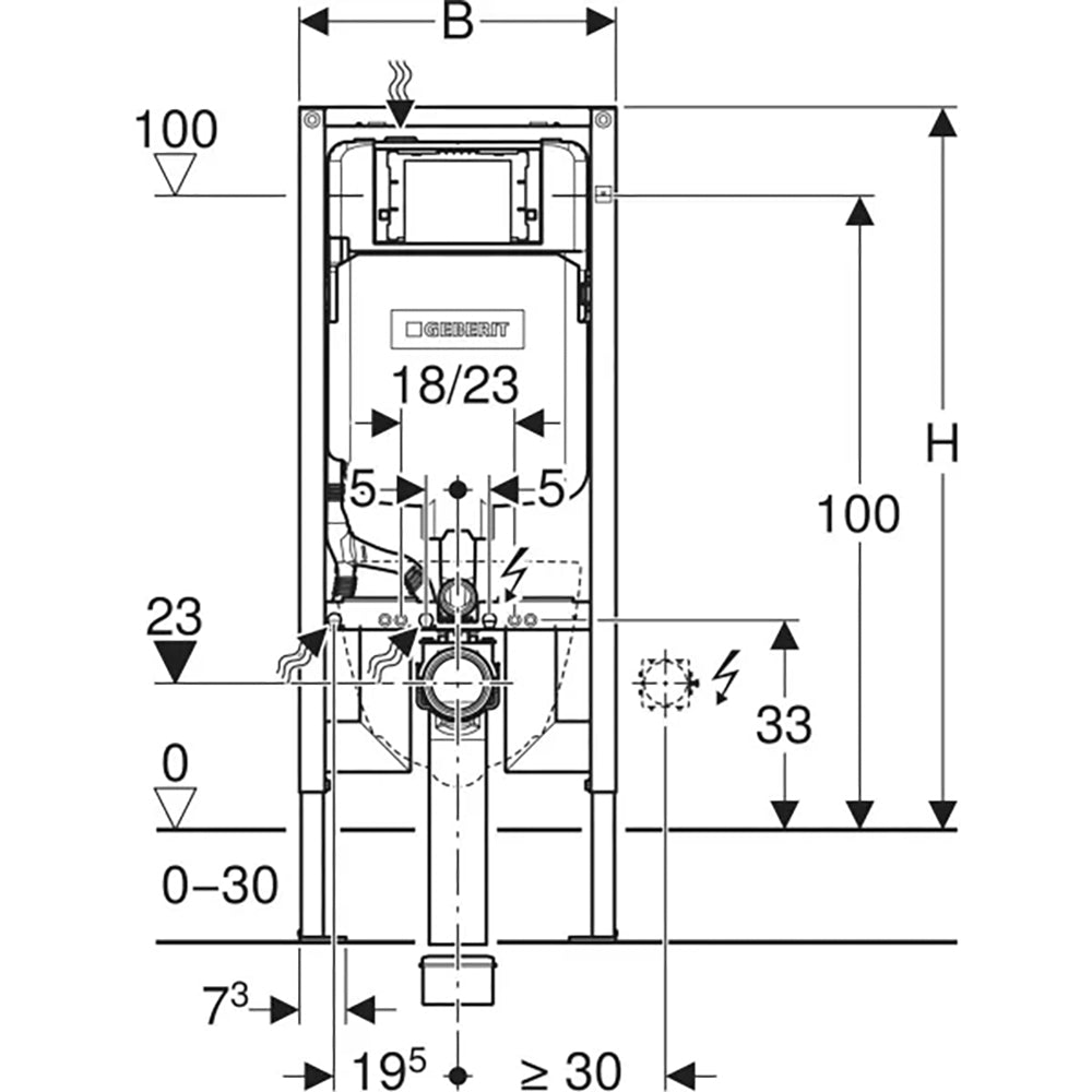 CASSETTA DI SCARICO A INCASSO "DUOFIX SIGMA 8" - img 4
