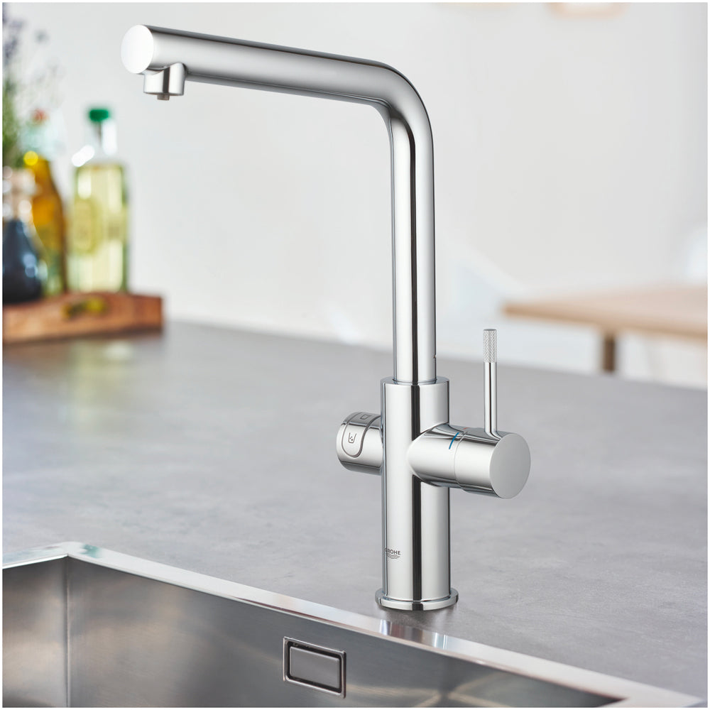 MISCELATORE CON SISTEMA DI FILTRAZIONE CANNA A L GROHE BLUE HOME STARTER KIT - img 5
