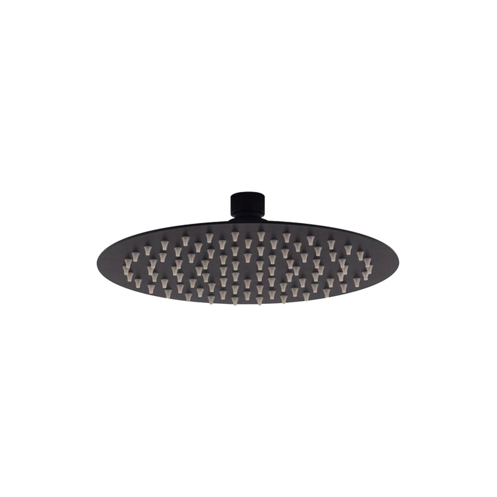 SOFFIONE DOCCIA TONDO "SLIM" NERO OPACO - img 3
