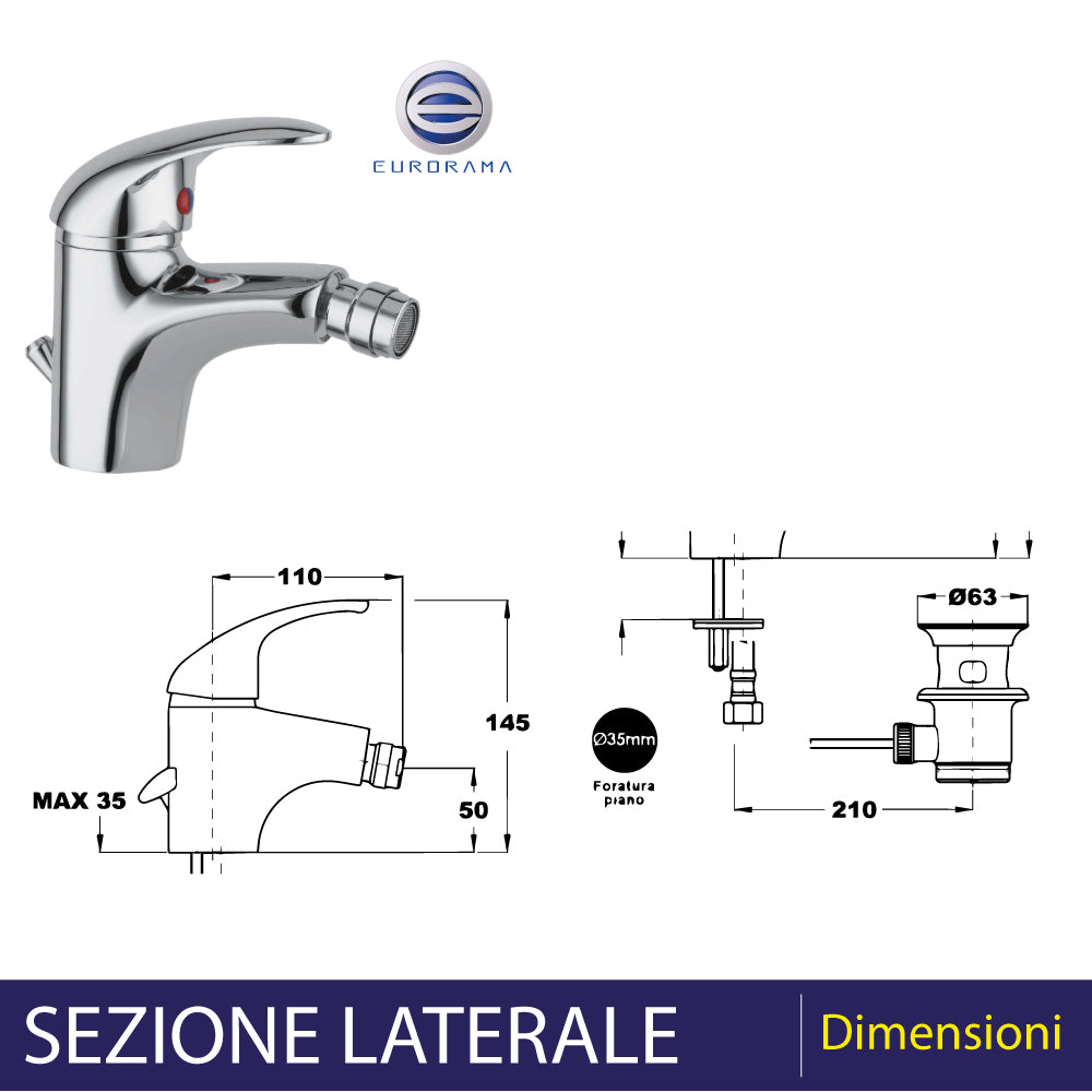 MISCELATORE BIDET "PRIMA" - img 4