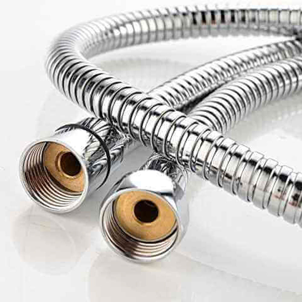 FLESSIBILE DOCCIA CONICO IN ACCIAIO CON INSERTI IN OTTONE - img 5