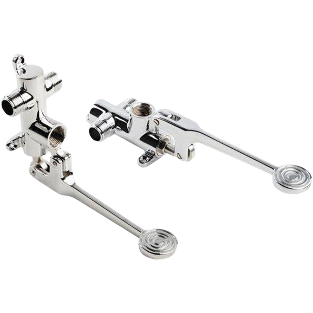 RUBINETTO MISCELATORE PROGRESSIVO A PEDALE INSTALLAZIONE UNIVERSALE - img 2