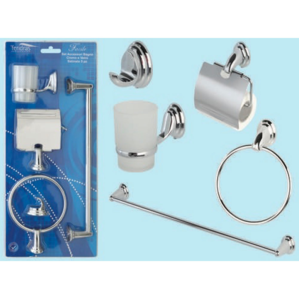 SET ACCESSORI BAGNO SERIE "FACILE" - img 4