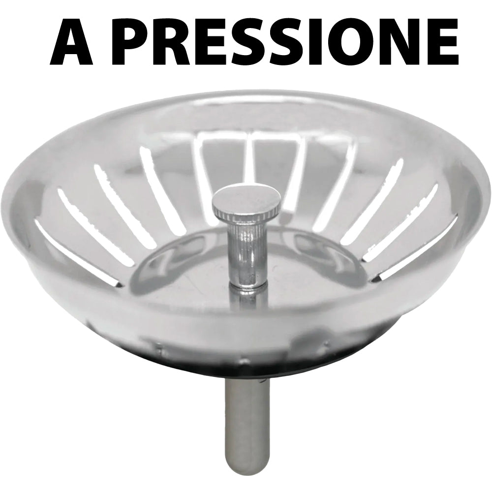 TAPPO CESTELLO PER LAVELLO CUCINA INOX - img 4