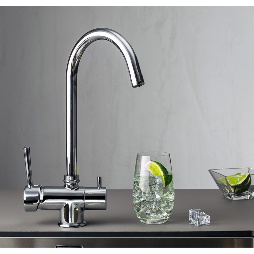 MISCELATORE LAVELLO A 3 VIE CON ATTACCO ACQUA POTABILE CANNA ALTA - img 4