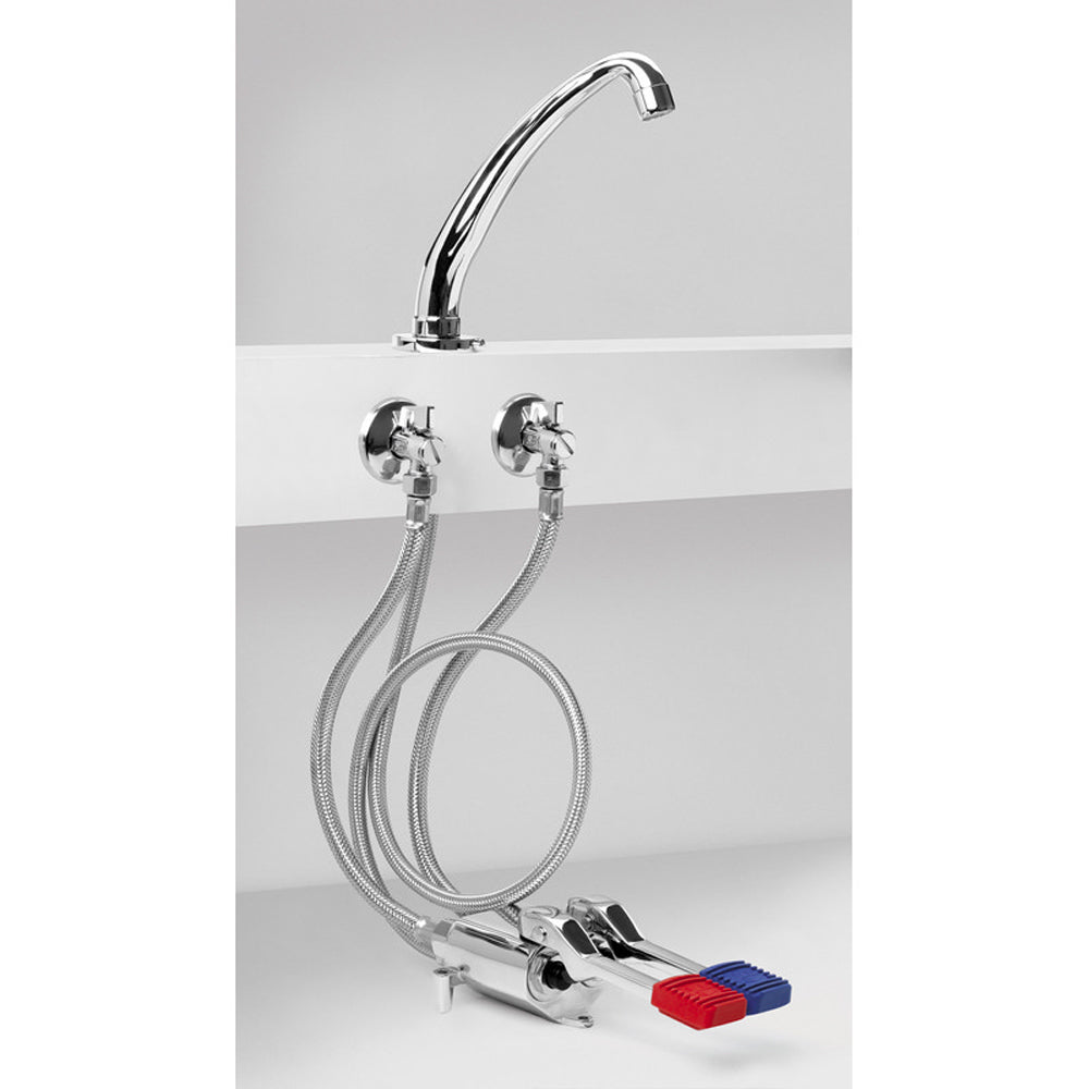 KIT COMPLETO MISCELATORE A PEDALE CON BOCCA DI EROGAZIONE MODELLO "K" - img 2