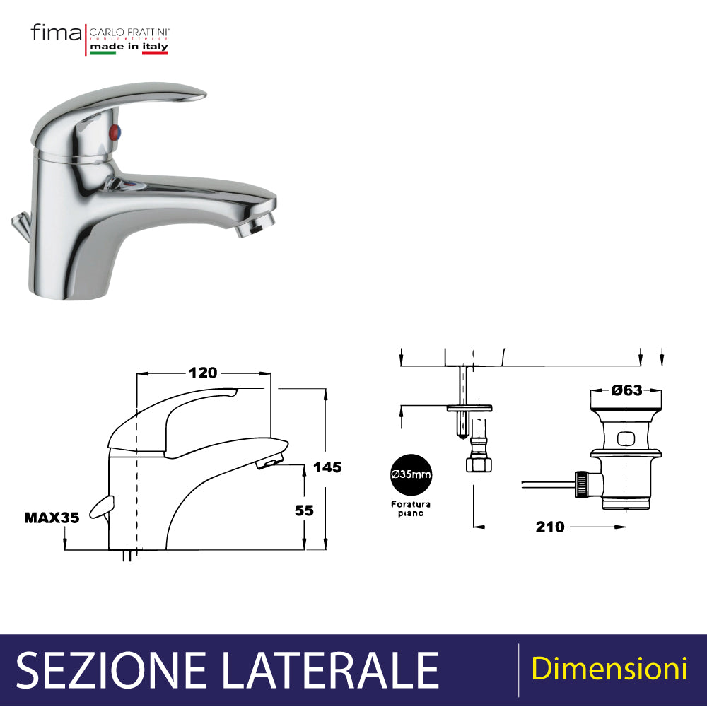 MISCELATORE LAVABO "PRIMA" - img 3