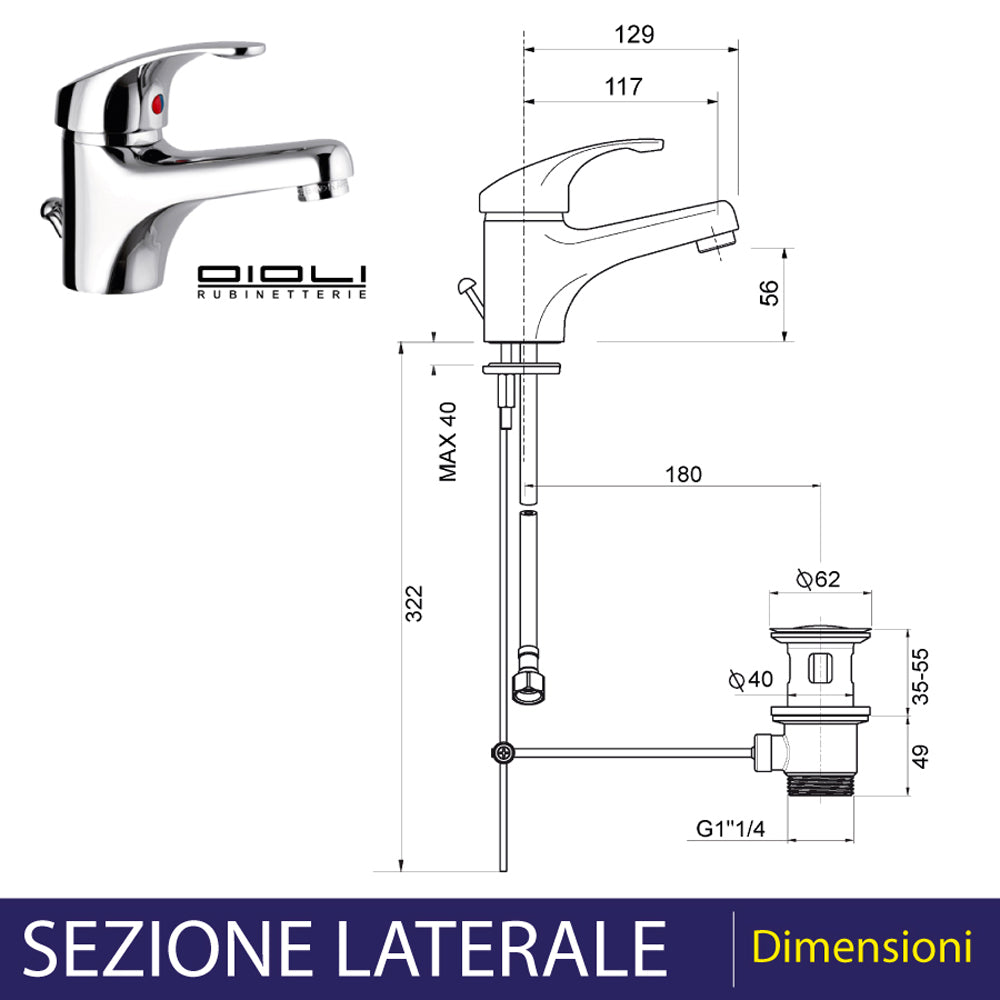 MISCELATORE LAVABO ROMA - img 4