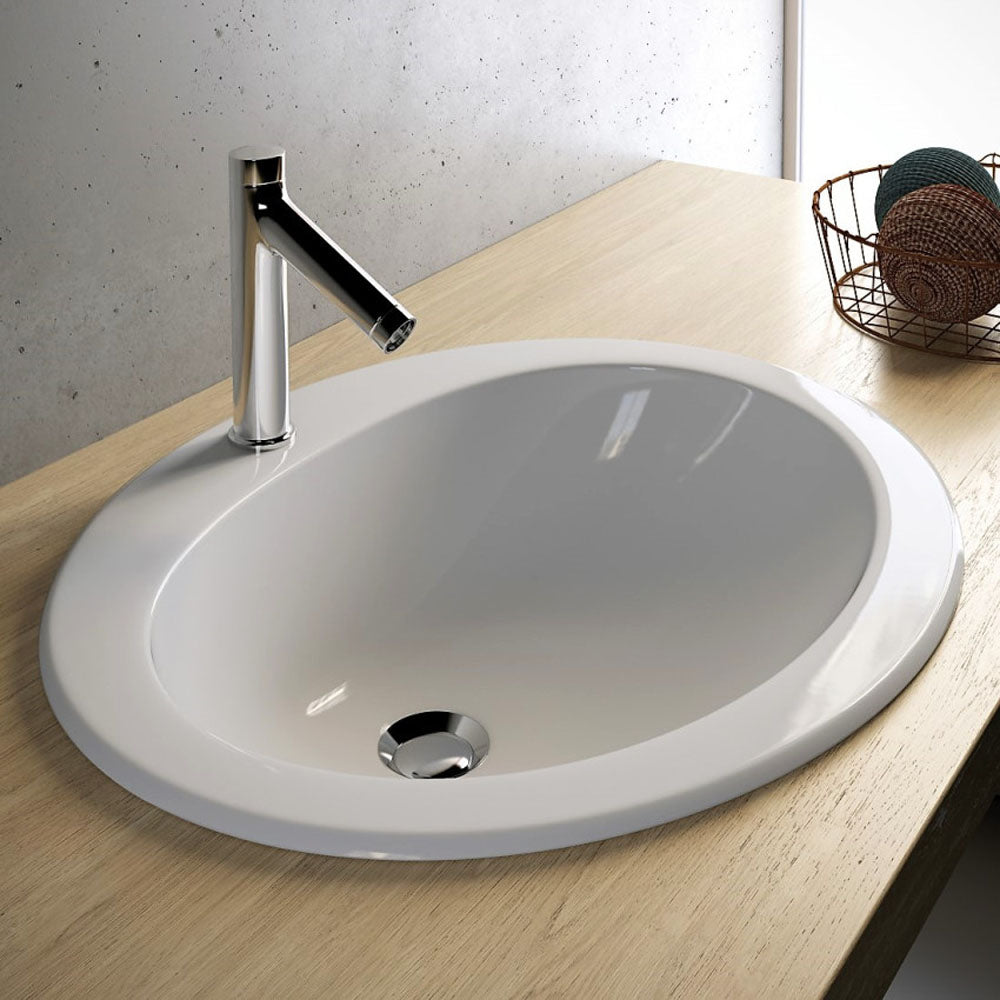 LAVABO DA INCASSO SOPRAPIANO "DECOR 56" CPR - img 4