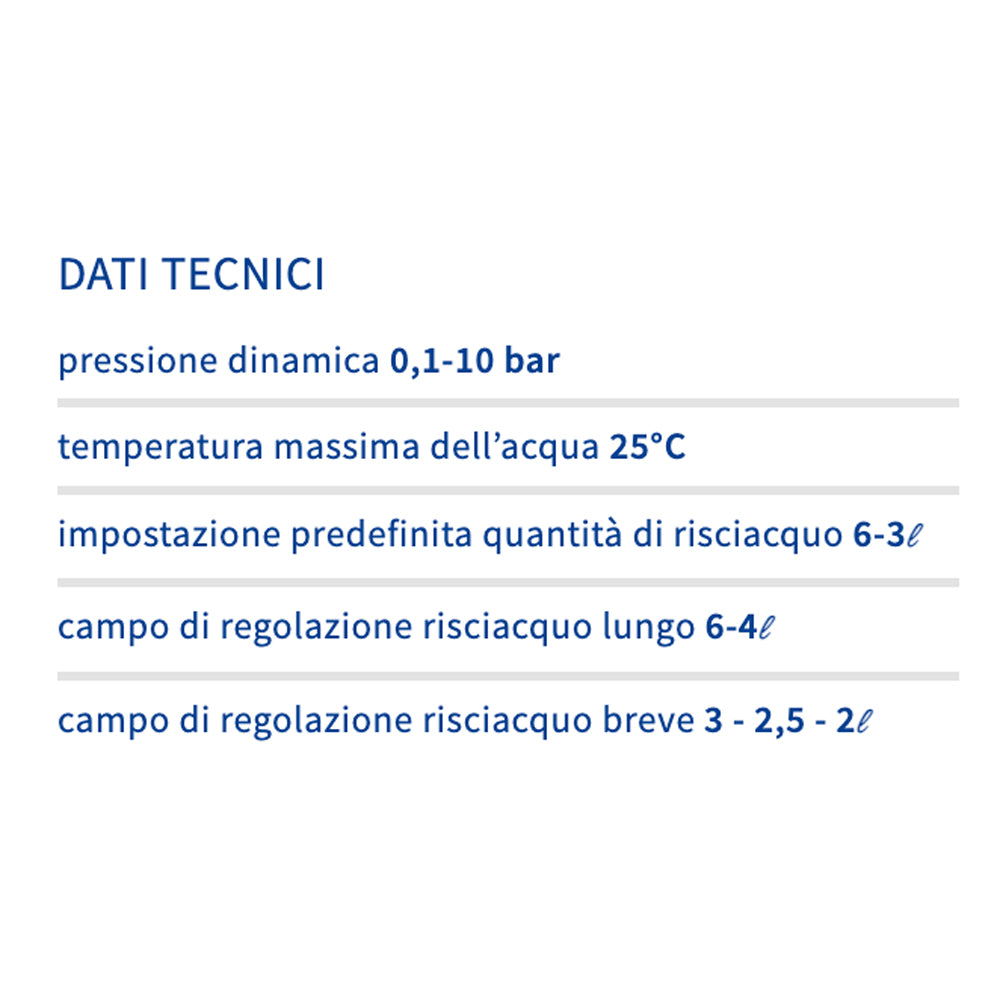 CASSETTA DI SCARICO AD INCASSO "ECO" 6 LT. - img 4