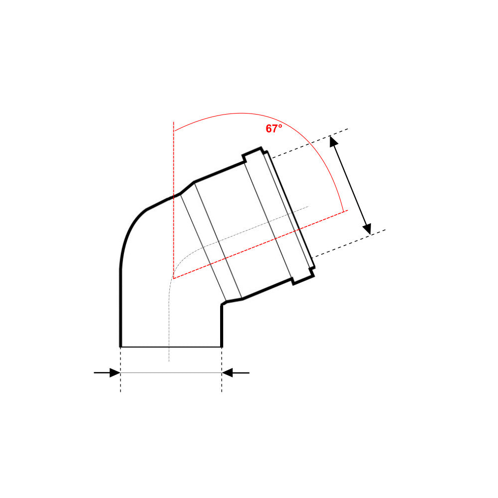 CURVA A INNESTO Ø90 "BAMPLAST PP-TECH" - img 11