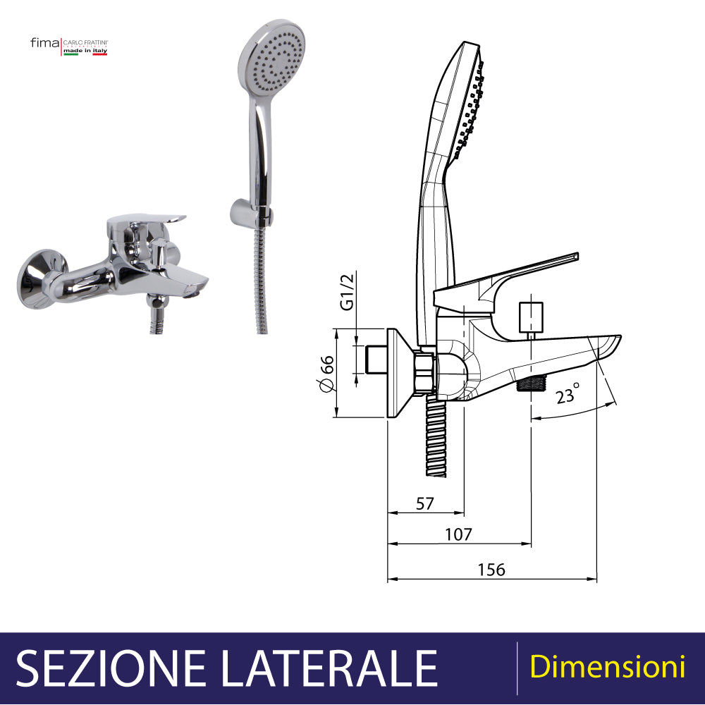 MISCELATORE VASCA "SERIE 4" CON LEVA CHIUSA - img 4