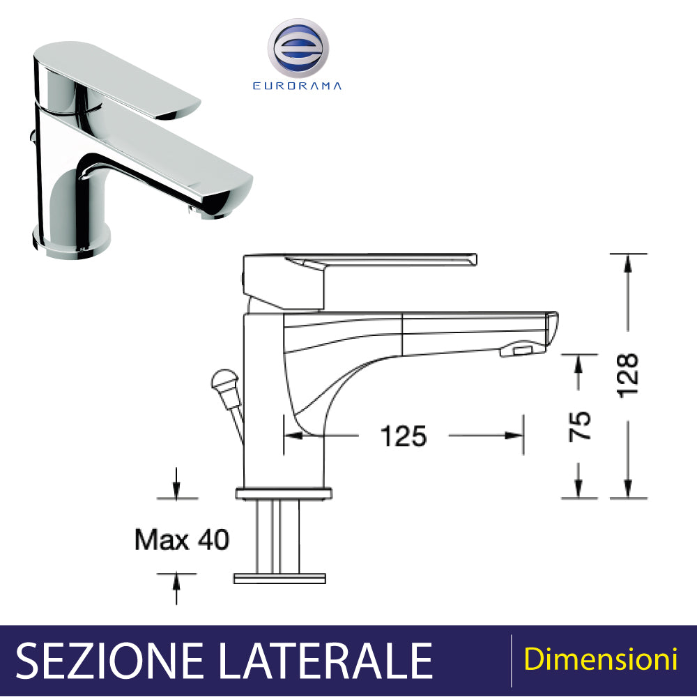 MISCELATORE LAVABO "KLINT" DIRITTO - img 5