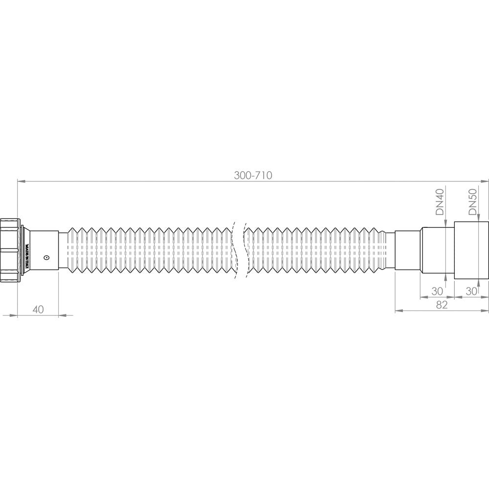 TUBO COMPRIMIBILE CON GHIERA IN PLASTICA 1"1/2 PLUS - img 3