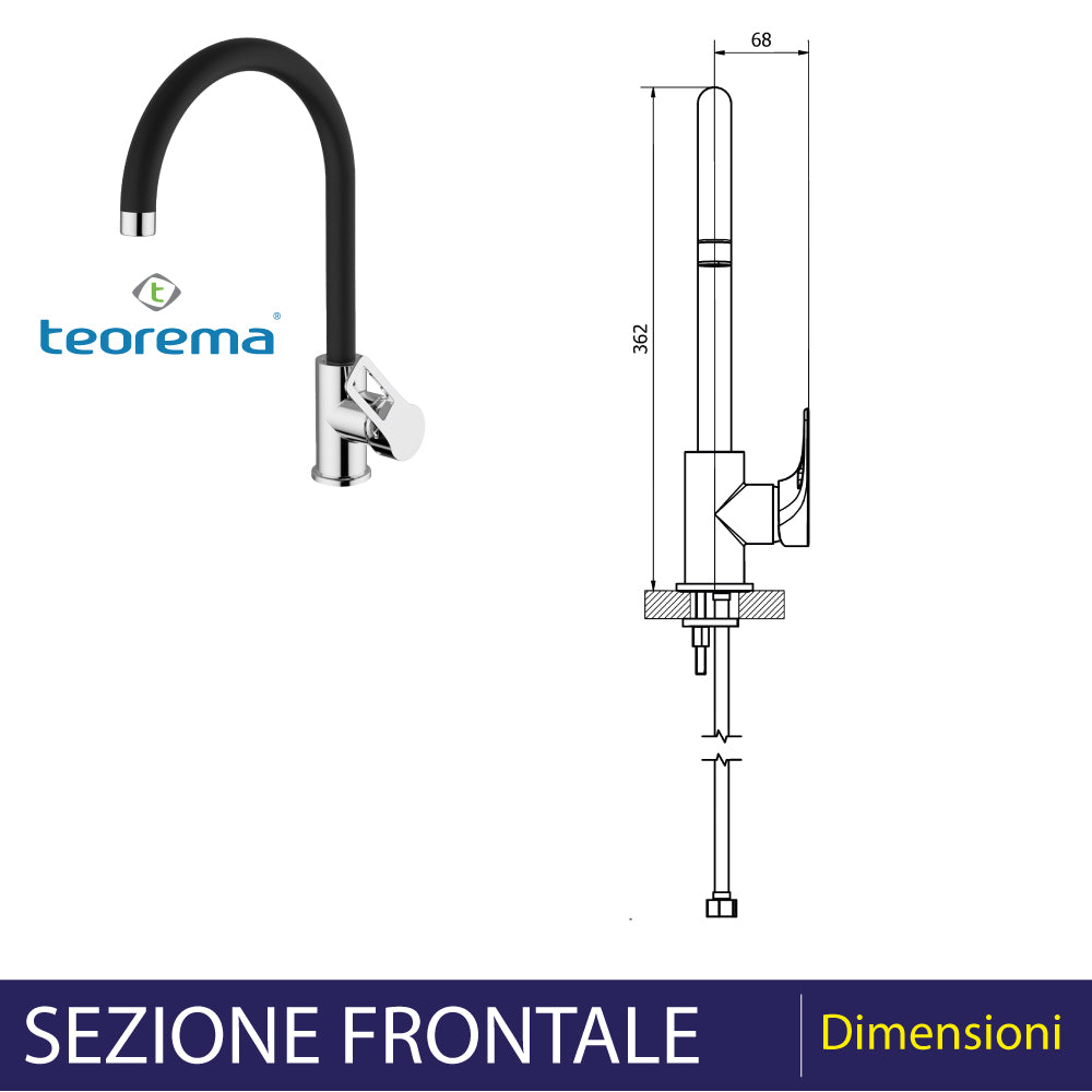 MISCELATORE LAVELLO TEOREMA CON CANNA AD U - img 3