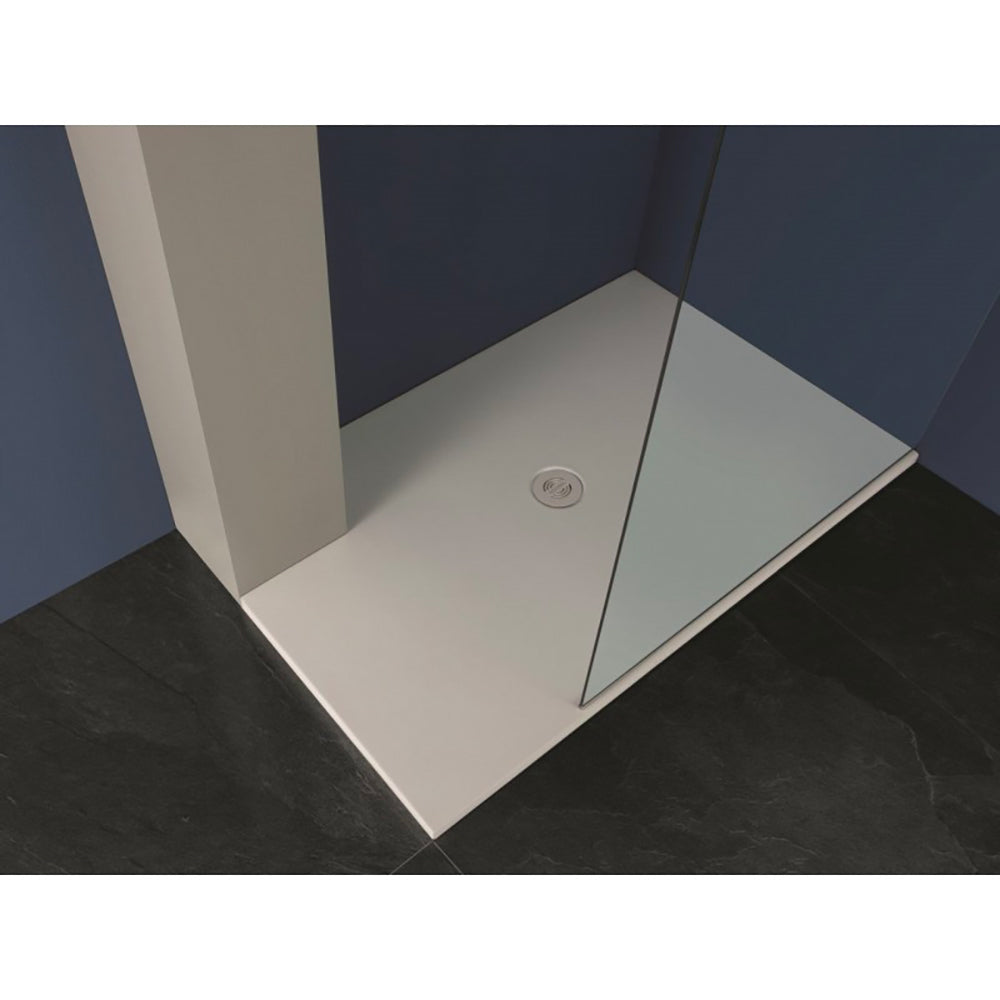 PIATTO DOCCIA RETTANGOLARE IN CERAMICA "SOLODUE" BIANCO COTONE - img 5