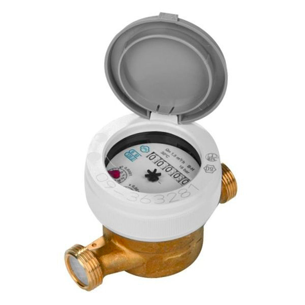 CONTATORE ACQUA A QUADRANTE BAGNATO CON 5 RULLI - img 3