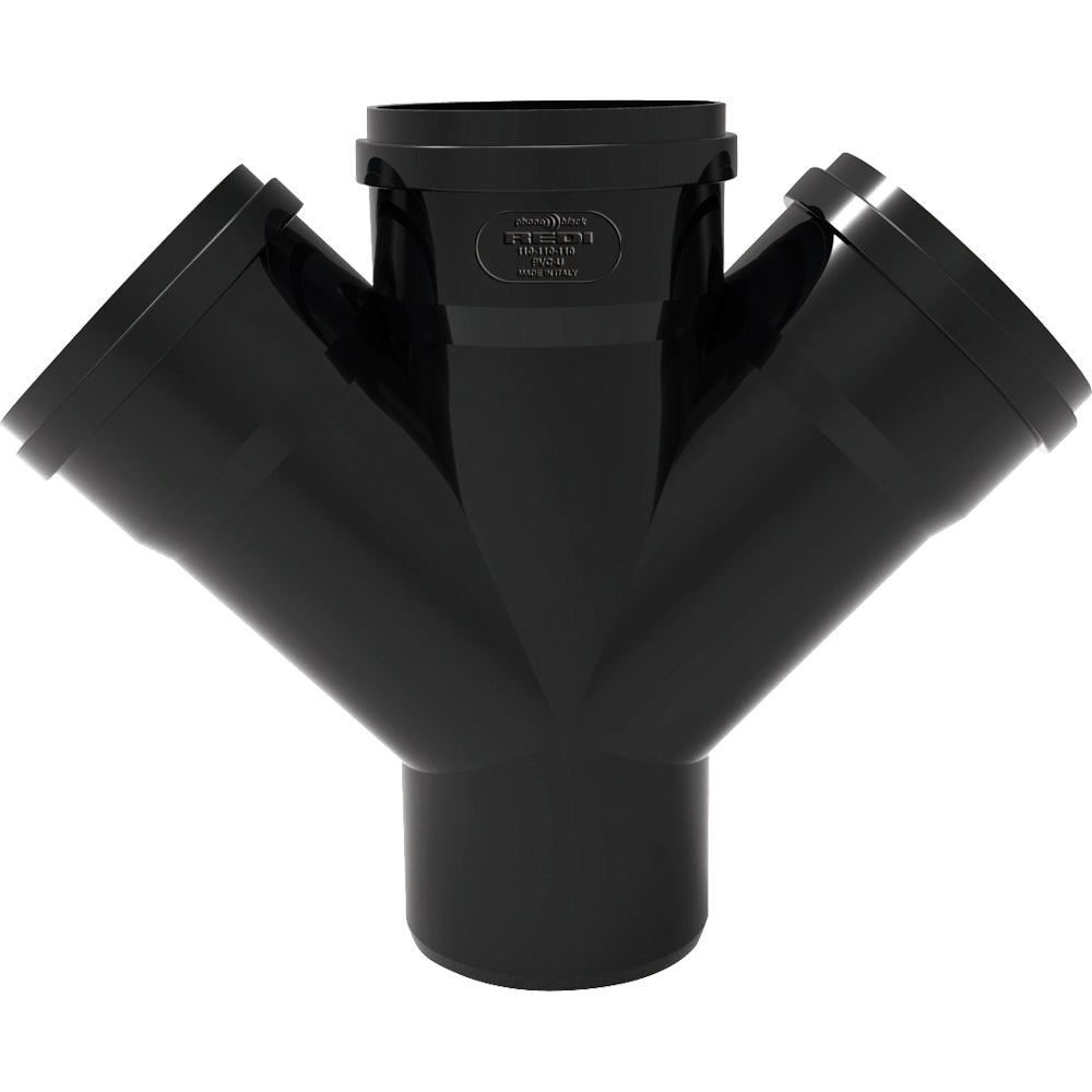 BRAGA DOPPIA A 45° MASCHIO/FEMMINA "PHONOBLACK" - img 2
