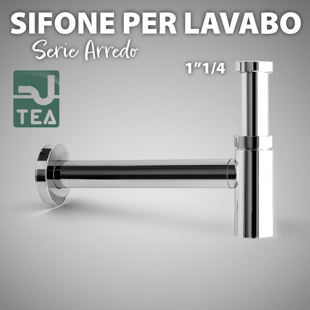 SIFONE D'ARREDO TONDO PER LAVABO "JOLLY" CROMATO - img 4