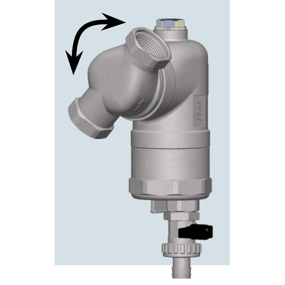 DEFANGATORE MAGNETICO ORIENTABILE "SMART" PER IMPIANTI TERMICI CROMATO FAR - img 4